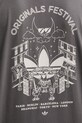 Bavlněné tričko adidas Originals Street Band Tee KR5105 hnědá