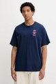 Odzież adidas Originals t-shirt bawełniany Japan Florals T KT0787 niebieski