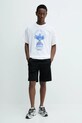 Bavlněné tričko adidas Originals Smile Treffy Graphic KT2971 bílá AW25