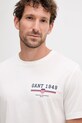 Gant t-shirt bawełniany biały 2067044