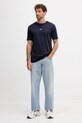 Gant t-shirt bawełniany 2003343 granatowy AW25