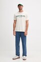 Gant t-shirt bawełniany 2003345 beżowy AW25