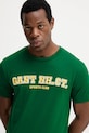 Gant t-shirt bawełniany zielony 2003345