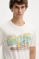 Hollister Co. t-shirt bawełniany beżowy KI323.5305.100