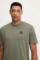 Napapijri t-shirt bawełniany S-Badge zielony NP0A8949G0A1
