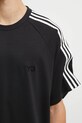 Y-3 t-shirt z wełną 3-Stripes JW7352 czarny