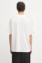 Odzież Y-3 t-shirt z wełną Wire JY8187 beżowy