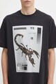 Βαμβακερό μπλουζάκι Y-3 x Neighborhood Graphic μαύρο KC8823