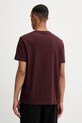 Îmbrăcăminte Calvin Klein tricou din bumbac LV04LD230G burgundia
