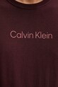 Calvin Klein tricou din bumbac LV04LD230G burgundia