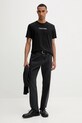 Bombažna kratka majica Calvin Klein LV04LD230G črna AW25