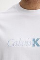 Calvin Klein t-shirt bawełniany LV04RD822G biały