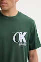 Calvin Klein t-shirt bawełniany LV04RD823G zielony