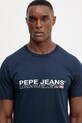 Pepe Jeans t-shirt bawełniany granatowy PM5010104