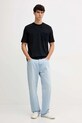 Armani Exchange t-shirt bawełniany XM001459.AF10362 granatowy AW25