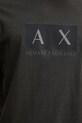 Armani Exchange t-shirt bawełniany XM001463.AF10356 brązowy