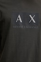 Armani Exchange t-shirt bawełniany XM001463.AF10356 brązowy