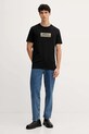 Armani Exchange t-shirt bawełniany XM001911.AF10356 czarny AW25
