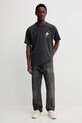 Levi's t-shirt bawełniany 87373.0373 szary AW25