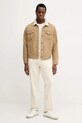 Levi's t-shirt bawełniany 87373.0374 beżowy AW25
