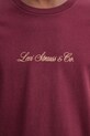 Levi's t-shirt bawełniany 22491.1794 bordowy