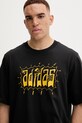 adidas Originals t-shirt bawełniany Distressed Oversized Te czarny JW0208