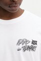adidas Originals tricou din bumbac Graphic LO TS alb JW3018
