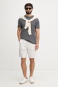 Tommy Hilfiger T-shirt ανδρικό βαμβακερό MW0MW40923 σκούρο μπλε SS26