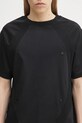 Βαμβακερό μπλουζάκι Heliot Emil μαύρο PREAW25.M.09.140.BLK01