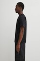 Heliot Emil t-shirt bawełniany PREAW25.M.09.139.BLK01 czarny AW25
