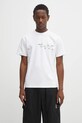 Heliot Emil t-shirt bawełniany nadruk biały PREAW25.M.09.141.WHT02