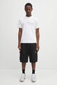 Heliot Emil t-shirt bawełniany PREAW25.M.09.141.WHT02 biały
