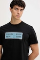 Бавовняна футболка Calvin Klein Jeans чорний LV04RD816G