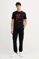 Βαμβακερό μπλουζάκι Calvin Klein Jeans LV04RD818G μαύρο AW25
