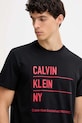 Calvin Klein Jeans t-shirt bawełniany czarny LV04RD818G
