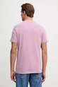 Odzież Calvin Klein Jeans t-shirt bawełniany LV04RD254G fioletowy