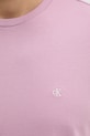 Calvin Klein Jeans t-shirt bawełniany LV04RD254G fioletowy