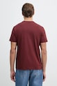 Îmbrăcăminte Calvin Klein Jeans tricou din bumbac LV04RD254G burgundia