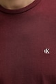 Calvin Klein Jeans tricou din bumbac LV04RD254G burgundia