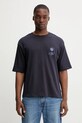 Desigual t-shirt bawełniany PALMA 25WMTK10 granatowy AW25