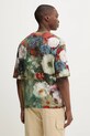 Odzież Desigual t-shirt bawełniany GENOVA 25WMTK17 zielony