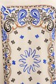 Bavlněné tričko Desigual BACK PANEL PAISLEY 25WMTK38 béžová