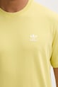 adidas Originals t-shirt bawełniany Essentials HY2076 żółty