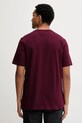Ρούχα Βαμβακερό μπλουζάκι adidas Originals Essentials HY2077 μπορντό