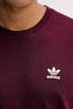 adidas Originals tricou din bumbac Essentials HY2077 burgundia