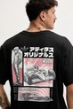 adidas Originals t-shirt JP Racing Manga czarny HY2086