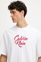 Calvin Klein Jeans t-shirt bawełniany biały LV04RD801G