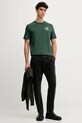 Bavlněné tričko Calvin Klein Jeans LV04RD865G zelená AW25