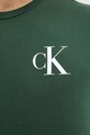 Bavlněné tričko Calvin Klein Jeans LV04RD865G zelená