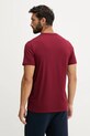 Pamučna majica Calvin Klein Jeans LV04RD865G bordo AW25